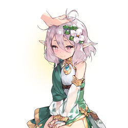 This is a pixiv picture whose title is なでなで.