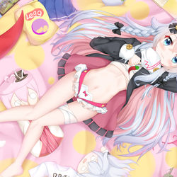 This is a pixiv picture whose title is 崽，来睡觉.