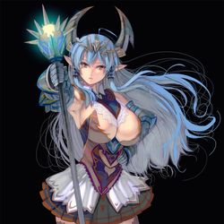 This is a pixiv picture whose title is 魔王様.