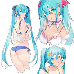 This is a pixiv picture whose title is 内衣合集.