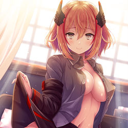This is a pixiv picture whose title is 指揮官を誘うゆるふわローンちゃん.