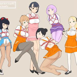 This is a pixiv picture whose title is ファミレス.
