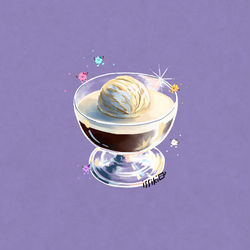 This is a pixiv picture whose title is 絶妙な甘さのコーヒーゼリー.