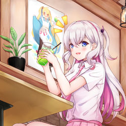 This is a pixiv picture whose title is 20.02.18 結目ユイ.
