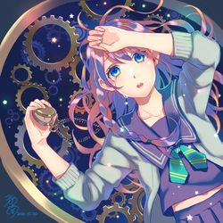 This is a pixiv picture whose title is 歯車の記憶.