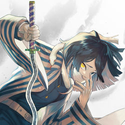 This is a pixiv picture whose title is 鬼滅のガチ絵まとめ3.