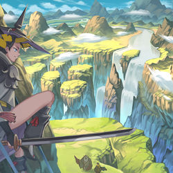 This is a pixiv picture whose title is 【PFAOS】道無き旅路【黒鉄島の冒険】.