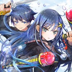 This is a pixiv picture whose title is トンファー女子.