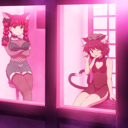 This is a pixiv picture whose title is まねきぬこ.