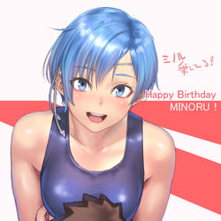 This is a pixiv picture whose title is ミノ誕.