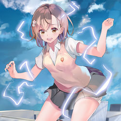 This is a pixiv picture whose title is 御坂美琴.