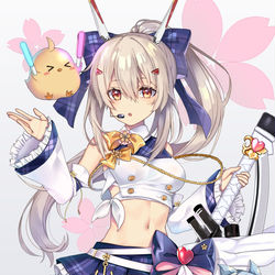 This is a pixiv picture whose title is アイドル綾波.