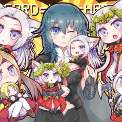 This is a pixiv picture whose title is エーデルガルトいっぱいエデレス.