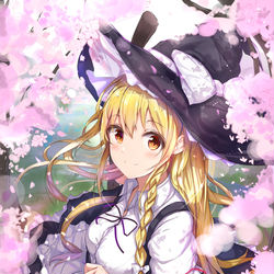 This is a pixiv picture whose title is 魔理沙.