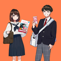 This is a pixiv picture whose title is 高校一年生.