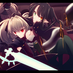 This is a pixiv picture whose title is 【PFAOS】切り込み隊長【汚染された遺跡】.