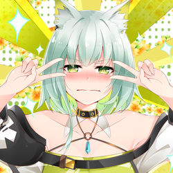 This is a pixiv picture whose title is kal'tsit XD.
