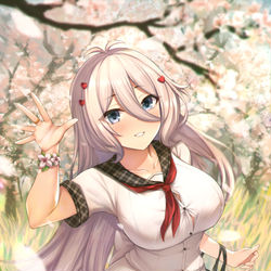This is a pixiv picture whose title is JKこころ.