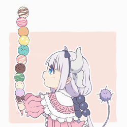 This is a pixiv picture whose title is アイスクリーム.