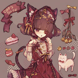 This is a pixiv picture whose title is nyan.