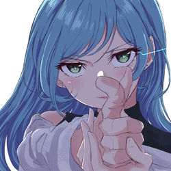 This is a pixiv picture whose title is 『 六発目の弾丸 』.