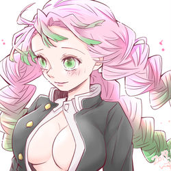 This is a pixiv picture whose title is 鬼滅１.