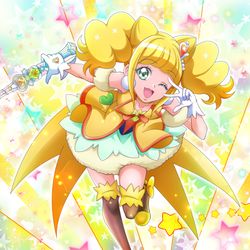 This is a pixiv picture whose title is キュアスパークル.