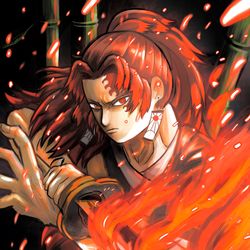 This is a pixiv picture whose title is ヒノカミ.