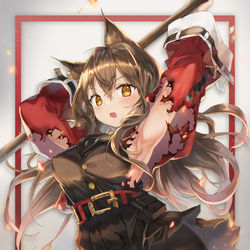 This is a pixiv picture whose title is 天火.