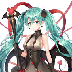 This is a pixiv picture whose title is 初音ミク(永遠の七日).