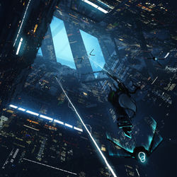 This is a pixiv picture whose title is 空中戦.