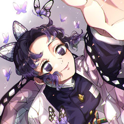 This is a pixiv picture whose title is 胡蝶しのぶ誕生祭🦋.