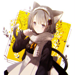 This is a pixiv picture whose title is 🐈.