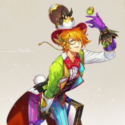 This is a pixiv picture whose title is 【メギド７２】祖６３（イースター衣装）.
