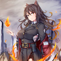 This is a pixiv picture whose title is スカイフレア.