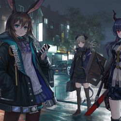 This is a pixiv picture whose title is 明日方舟.