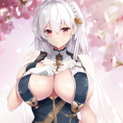 This is a pixiv picture whose title is 奶盖.