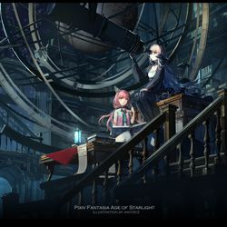 This is a pixiv picture whose title is 【PFAOS】-Chapter II.星天.予感-.