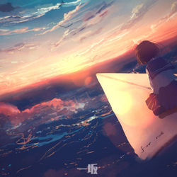 This is a pixiv picture whose title is for now.