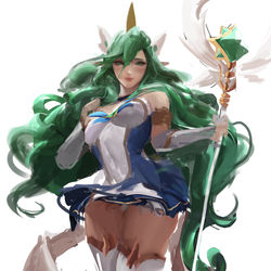 This is a pixiv picture whose title is SG soraka.