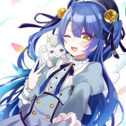 This is a pixiv picture whose title is 新衣装あまみゃ.