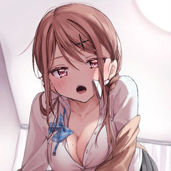 This is a pixiv picture whose title is 早く起きないと襲っちゃうよ……なんちゃって😳.