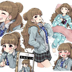 This is a pixiv picture whose title is 奈緒ちゃん.