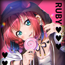This is a pixiv picture whose title is 🍭.