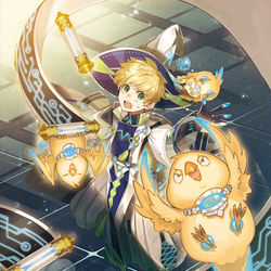 This is a pixiv picture whose title is 【ヴァンガード】晩熟の魔術師 パルメット.