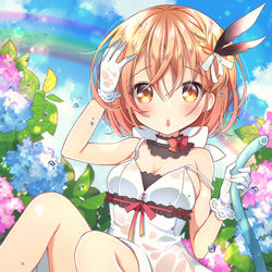 This is a pixiv picture whose title is 足元には気を付けないと.