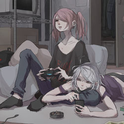 This is a pixiv picture whose title is 出る準備しろって.