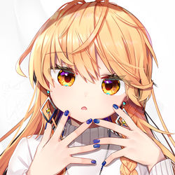 This is a pixiv picture whose title is ネイル魔理沙.