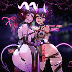 This is a pixiv picture whose title is Melody x 𝕲𝖍𝖔𝖘𝖙 𝕯𝖆𝖙𝖆.