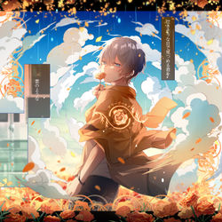 This is a pixiv picture whose title is マリーゴールド.